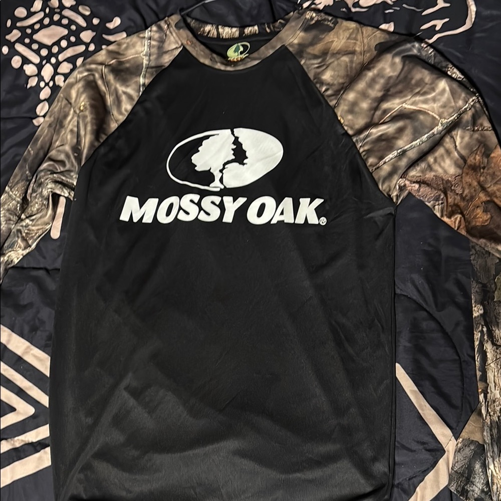 Mossy Oak Black and Brown Camouflage Shirt